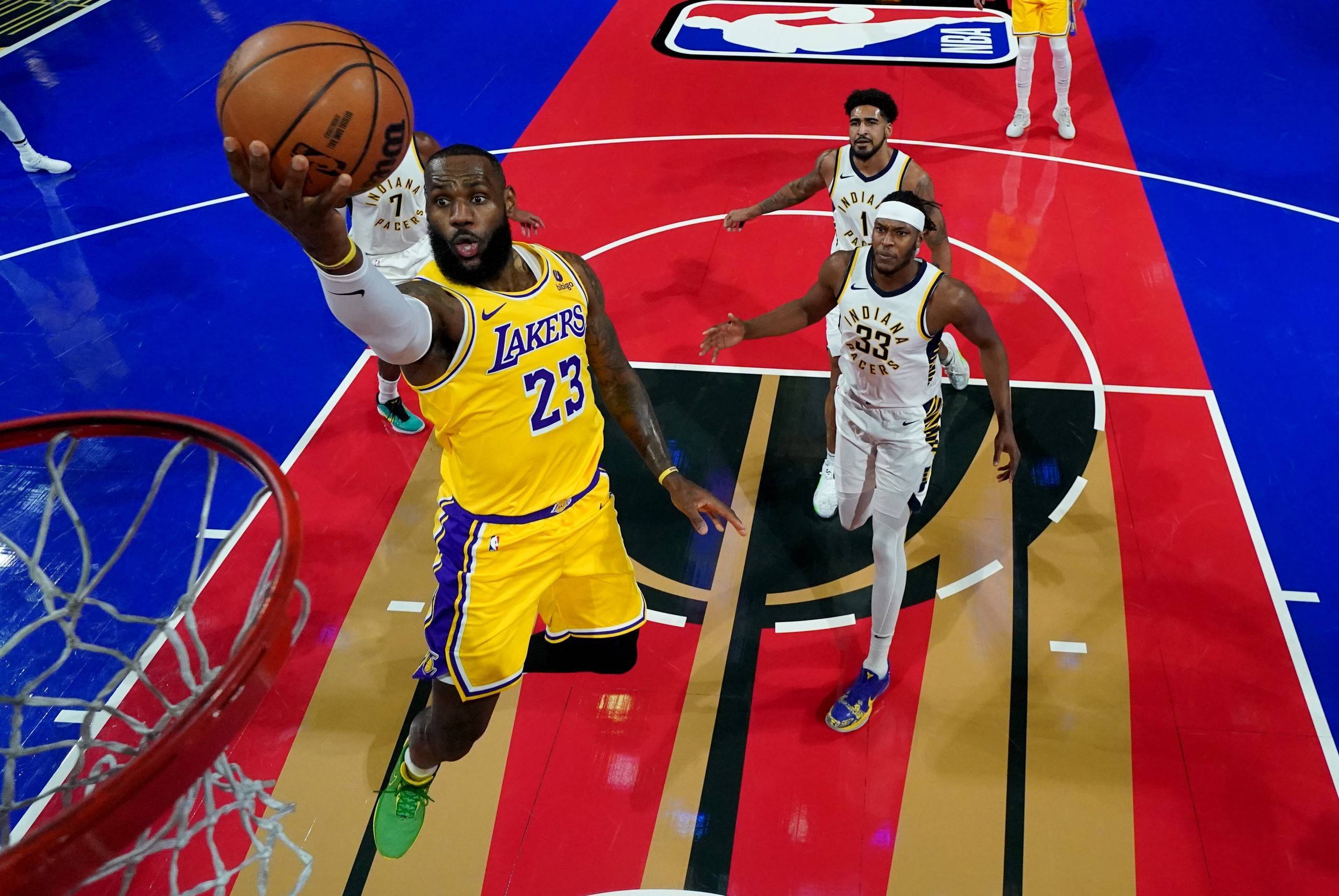 赛季初率先晋级季后赛的湖人队